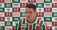 Nino completou um ano no Fluminense - Transmissão TV Fluminense