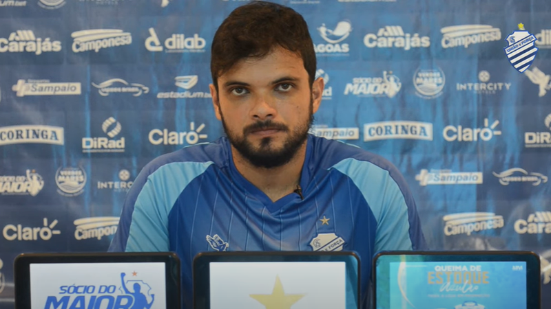 Norberto é o novo reforço do Cruzeiro - Reprodução / Youtube / CSA TV