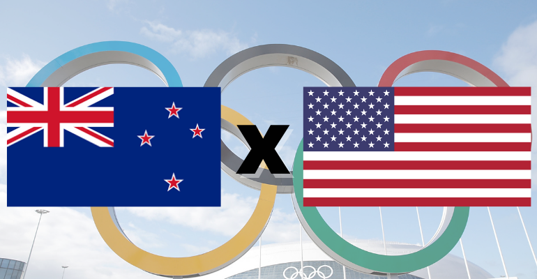 Nova Zelândia e Estados Unidos se enfrentam em Tóquio - Getty Images/Divulgação