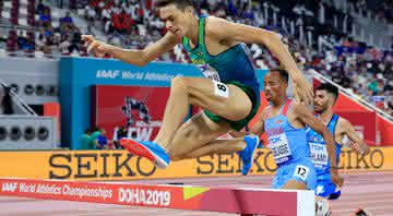 Atobeli da Silva, do Brasil, decepcionou nos 3000m com obstáculos e não se classifica no atletismo - GettyImages