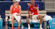 Marcelo Melo, do Brasil, acusou Djokovic de provocá-lo durante eliminação nas Olimpíadas de Tóquio - GettyImages