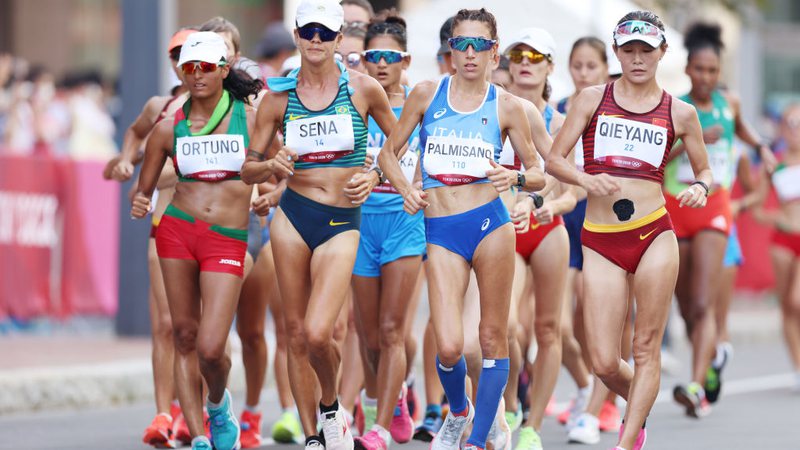 Na Marcha Atlética, Érica Sena representou o Brasil nas Olimpíadas - GettyImages