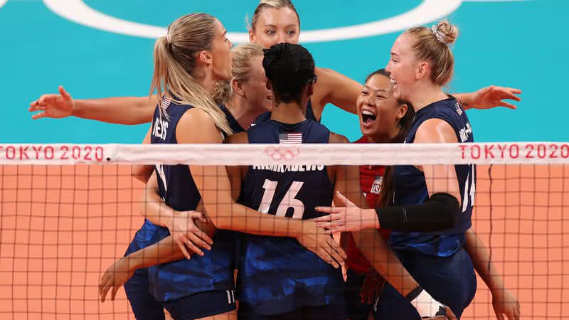 Na semifinal do Vôlei, Estados Unidos e Sérvia duelaram nas Olimpíadas - GettyImages