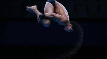 Kawan Pereira disputou a classificatória dos Saltos Ornamentais nas Olimpíadas - GettyImages