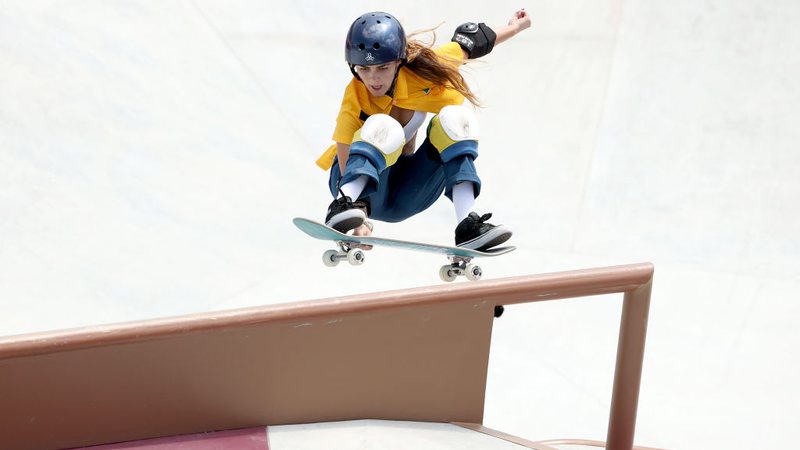Nas Olimpíadas, Yndiara Asp e Dora Varella disputaram a final do Skate Park - GettyImages