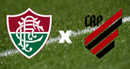 Emblemas de Fluminense e Athletico PR - Getty Images / Divulgação
