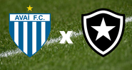Emblemas de Avaí e Botafogo - Getty Images / Divulgação