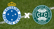 Emblemas de Cruzeiro e Coritiba - Getty Images / Divulgação