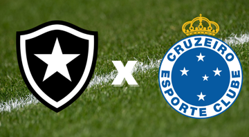 Emblemas de Botafogo e Cruzeiro - Getty Images / Divulgação
