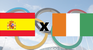 Bandeiraas de Espanha e Costa do Marfim - Getty Images / Divulgação