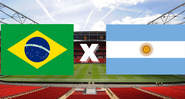 Bandeiras de Brasil e Argentina - Getty Images / Divulgação