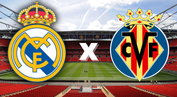 Emblemas de Real Madrid e Villareal - Getty Images / Divulgação