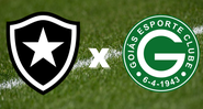 Emblemas de Botafogo e Goiás - Getty Images / Divulgação