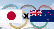 Bandeiras de Japão e Nova Zelândia - Getty Images / Divulgação