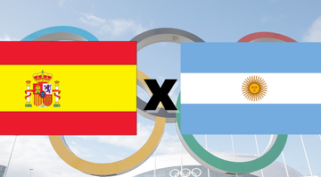 Emblemas de Espanha e Argentina - Getty Images / Divulgação