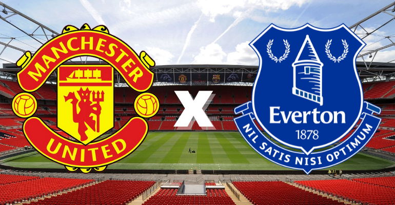 Emblemas de Manchester United e Everton - Getty Images / Divulgação