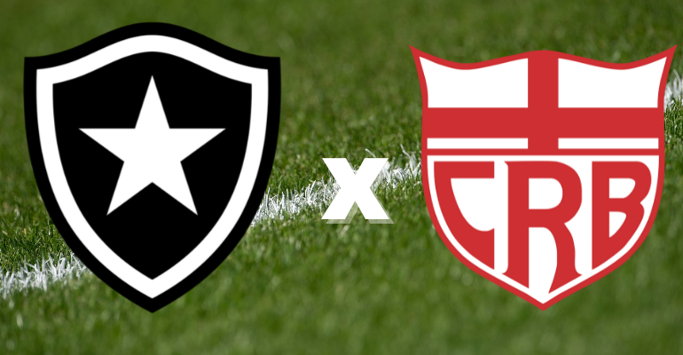Emblemas de Botafogo e CRB - Getty Images / Divulgação