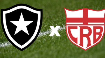 Emblemas de Botafogo e CRB - Getty Images / Divulgação