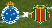 Emblemas de Cruzeiro e Sampaio Correa - Getty Images / Divulgação