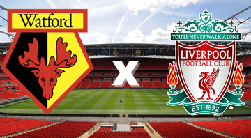 Emblemas de Watford e Liverpool - Getty Images / Divulgação