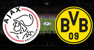 Emblemas de Ajax e Borussia Dortmund - Getty Images / Divulgação