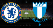 Emblemas de Chelsea e Malmö - Getty Images / Divulgação