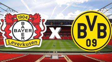 Emblemas de Bayer Leverkusen e Borussia Dortmund - Getty Images / Divulgação