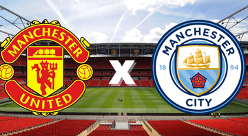 Emblemas de Manchester United e Manchester City - Getty Images / Divulgação