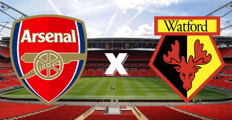 Emblemas de Arsenal e Watford - Getty Images / Divulgação