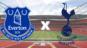 Emblemas de Everton e Tottenham - Getty Images / Divulgação