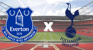 Emblemas de Everton e Tottenham - Getty Images / Divulgação