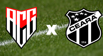 Emblemas de Atlético Goianiense e Ceará - Getty Images / Divulgação
