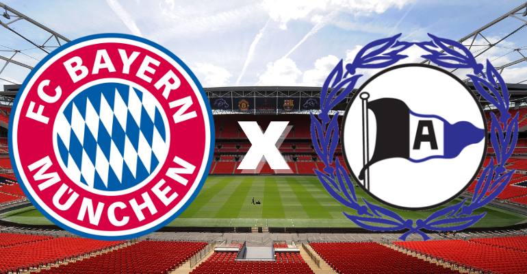 Emblemas de Bayern de Munique e Arminia Bielefeld - Getty Images / Divulgação