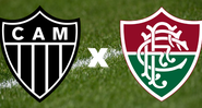 Emblemas de Atlético Mineiro e Fluminense - Getty Images / Divulgação