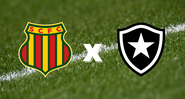 Emblemas de Sampaio Corrêa e Botafogo - Getty Images / Divulgação