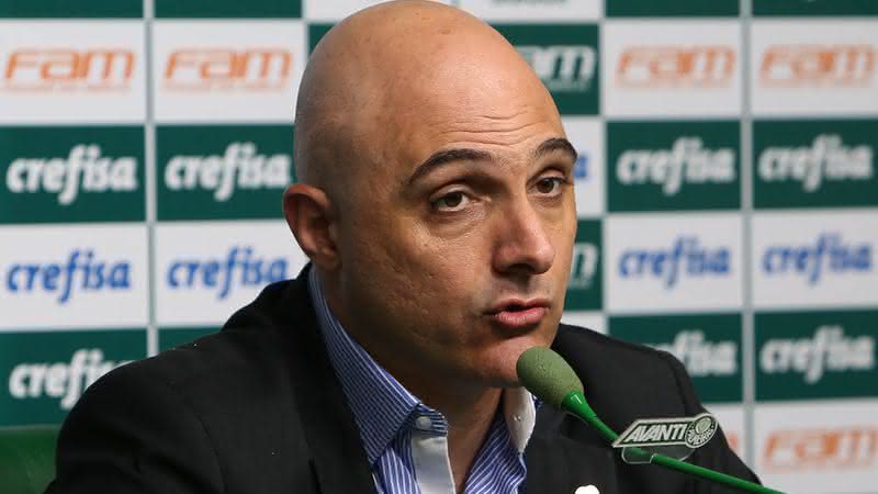 Presidente do Palmeiras apoiou Abel Ferreira, após derrota no Paulistão - Cesar Grecco/Palmeiras