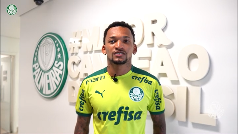 Palmeiras anuncia Jailson ao som de ‘Um Maluco no Pedaço’ - Reprodução/ OneFootball
