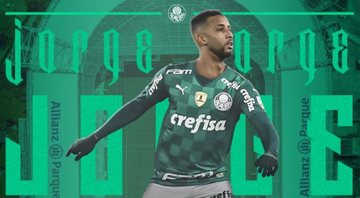 Palmeiras anuncia contratação do lateral Jorge - Dilvulgação/ Palmeiras