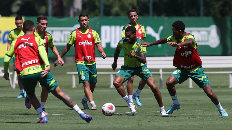 Palmeiras durante o treinamento - Cesar Greco/ Palmeiras/ Flickr