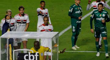 São Paulo saiu revoltado com decisões do VAR em partida contra Palmeiras - GettyImages