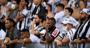 Torcedores do Atlético-MG apreensivos na partida contra o Palmeiras - GettyImages