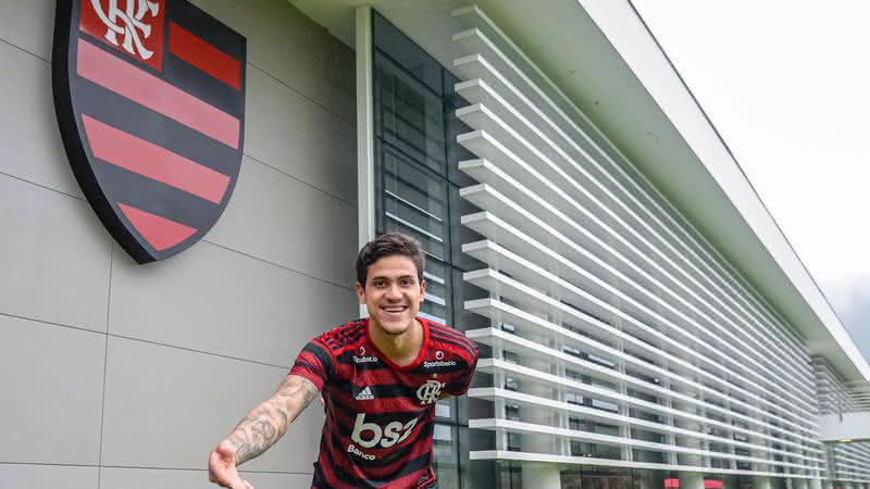 Atacante afirmou estar focado em dar muitas alegrias para os torcedores do Flamengo - Divulgação Flamengo