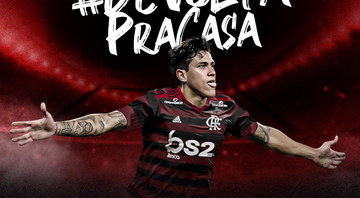 Pedro é anunciado no Flamengo - Reprodução