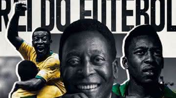 Pelé é o maior jogador da história - Arte / SportBuzz