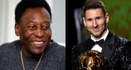 Pelé e Messi - GettyImages