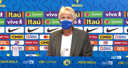 Pia Sundhage, treinadora da Seleção Brasileira feminina - Transmissão/Youtube/CBF TV