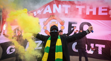 Protesto da torcida do Manchester United pode render punição ao clube - GettyImages