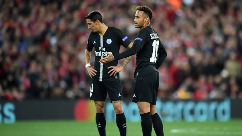 PSG: Di María quer troca de número entre Neymar e Messi - GettyImages