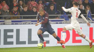 Mbappé em ação pelo Paris Saint-Germain - C.Gavelle/PSG