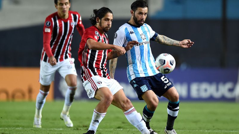 Racing e São Paulo duelaram na Libertadores - GettyImages